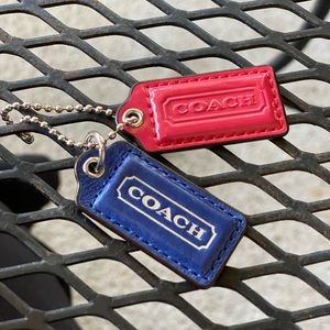 Coach bag tags